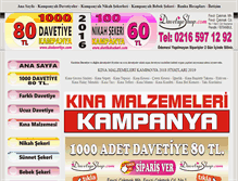 Tablet Screenshot of kardelendavetiye.com